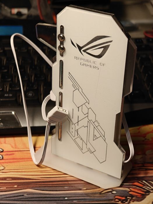 Suport GPU - SUPORT PLACA VIDEO - ROG - Republic of gamers RGB
