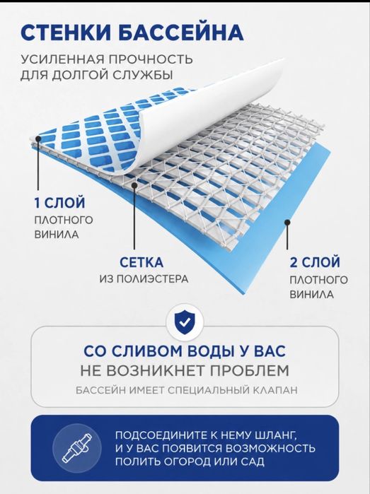 Басейн 3/2 м Baseyn orginal