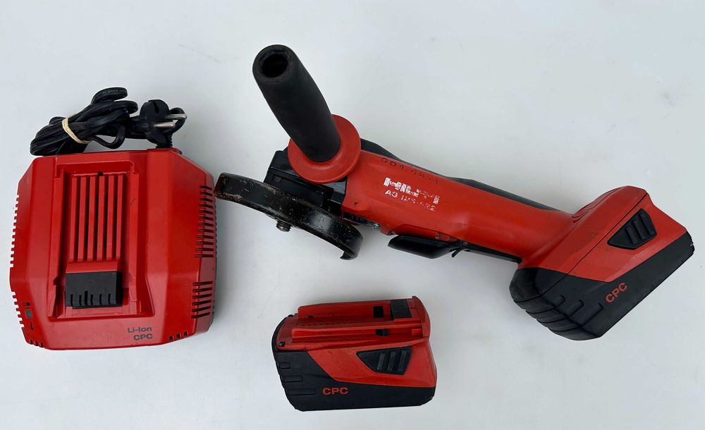 Hilti AG 125-A22 - Безчетков акумулаторен ъглошлайф 2x22V 5.2Ah