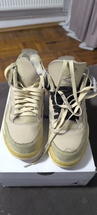 Vand jordan 4 off white