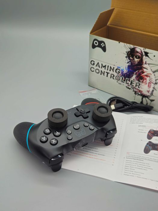 Нови!Безжичен контролер за Nintendo Switch с Turbo,вибрация и жироскоп