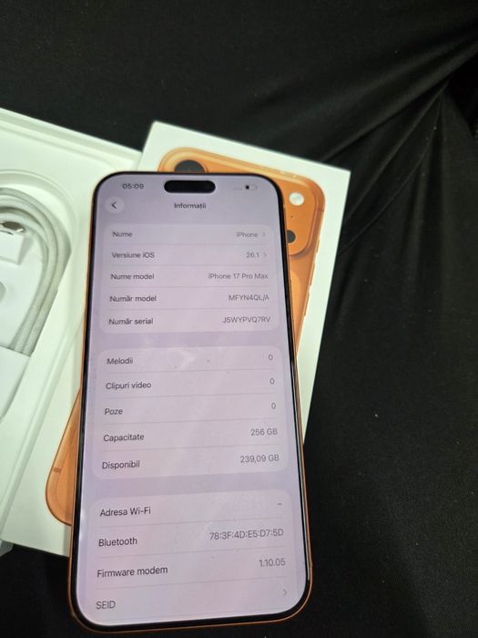 iPhone 17 Pro Max 256 Gb