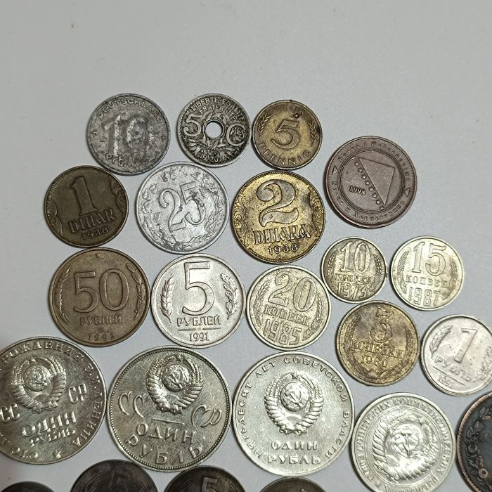Стари монети български и руски