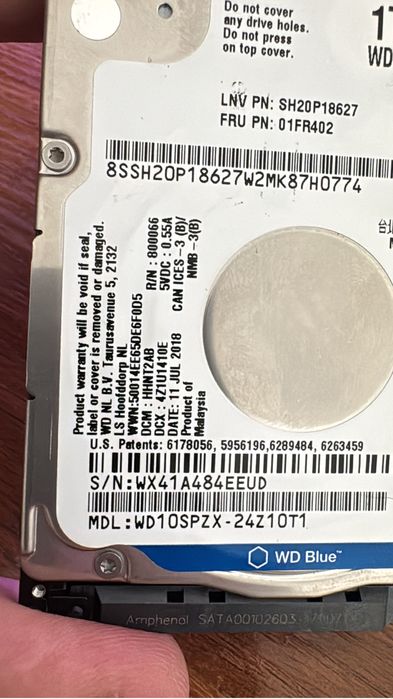Хард диск HDD SSD