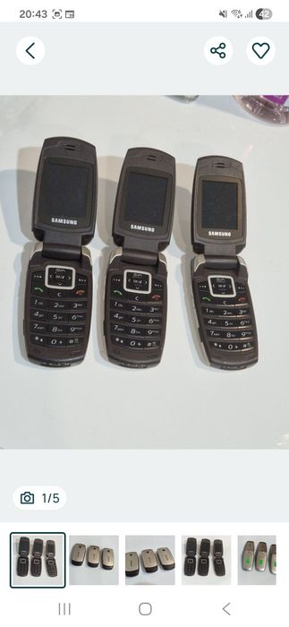 Telefon cu clapeta perfect funcțional.  Pret/ bucata