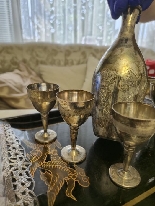 Ракиен сервиз (посребрен/алпака)