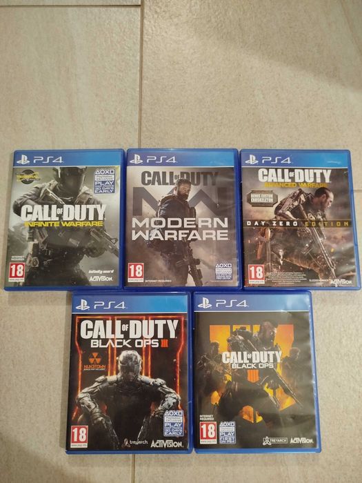 Продавам игри за PS4 CALL OF DUTY