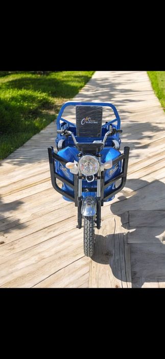 Tricicleta Electrica Tuk Tuk cu bena basculabila, Baterie 52Ah