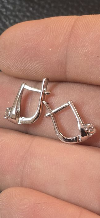 Cercei Platină diamante