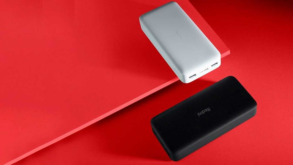 Внешний аккумулятор Redmi Power Bank Fast Charge (20000 mAh, черный)