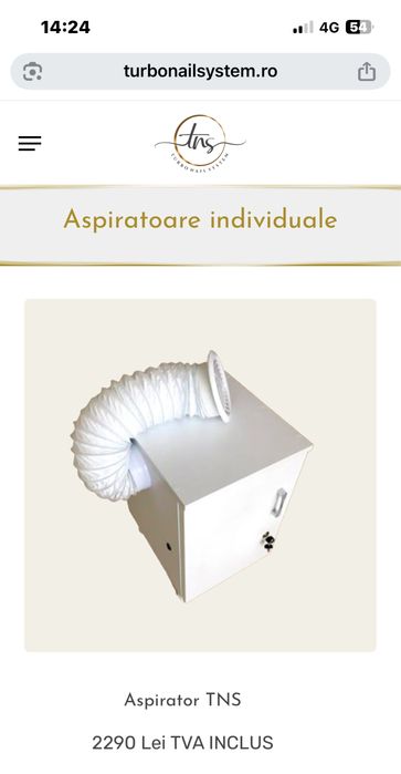 Masă Manichiură Profesională Turbo Nail System