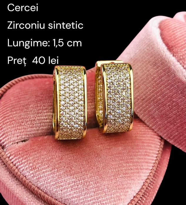 Cercei otel inoxidabil