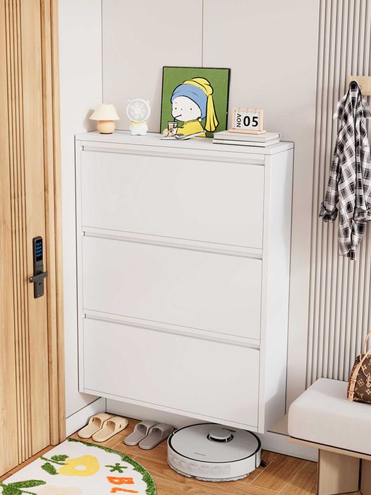 Узкий шкаф для прихожей/ шкаф для хранения обуви/ тонкий обувница