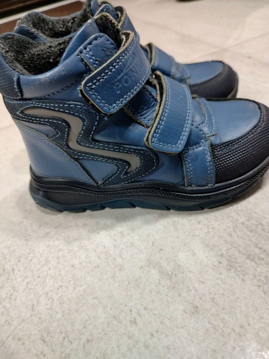 Детски ботушки естествена кожа 27 номер Ponki