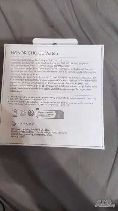 Honor Choice Watch Black смарт часовник