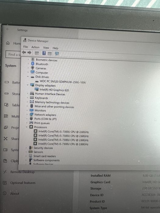 Lenovo x270 12.5” FHD