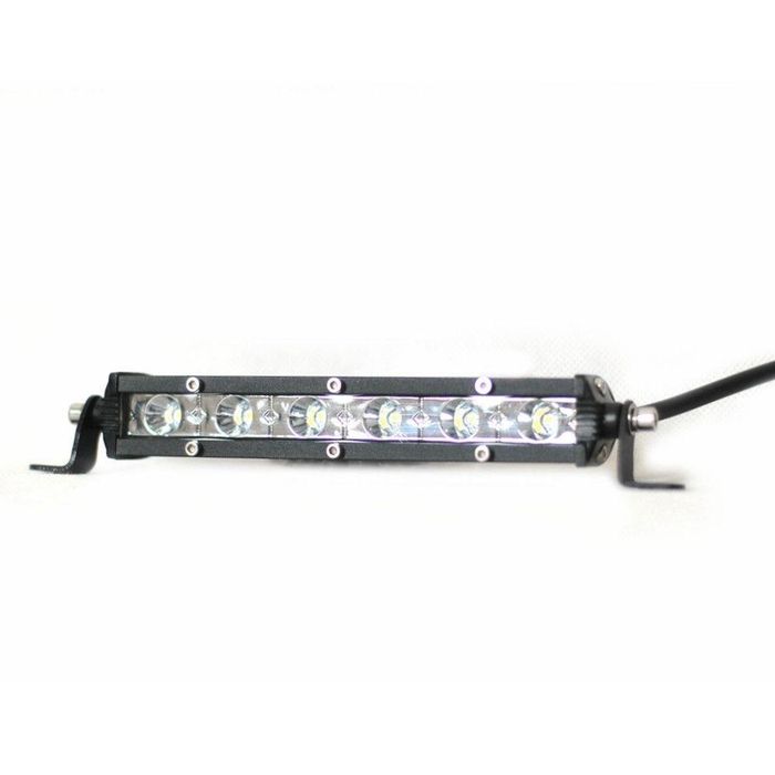 18,5 см мощен led бар с насочена spot светлина 18w 6 led 12v 24v ...