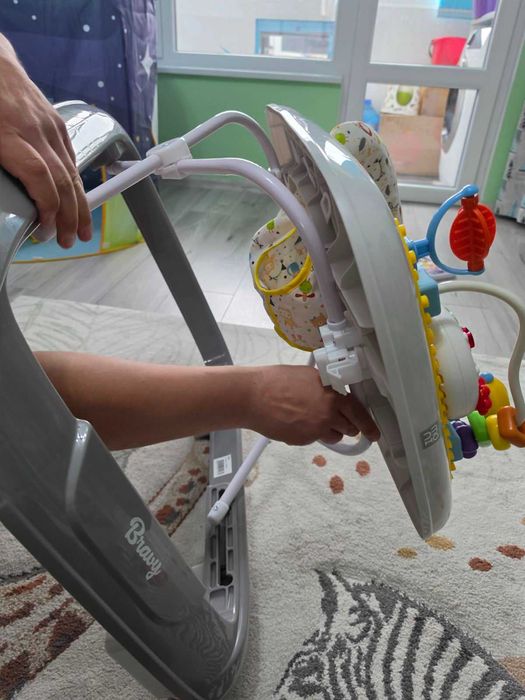 Проходилка BABY STEPS СИВА Chipolino