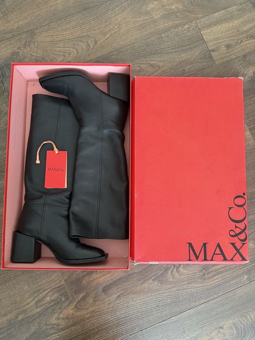 Продам сапоги Max Mara 37 размер кожа