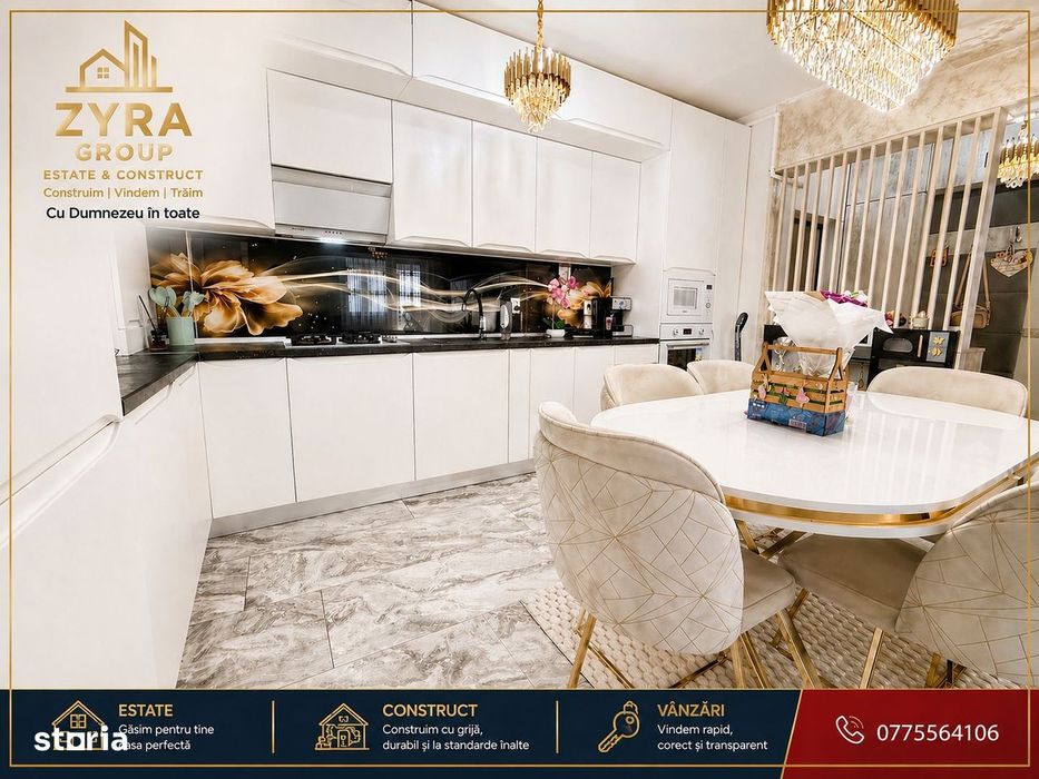 |Apartament cu 3 camere|Mobilat|Utilat|Parcare|