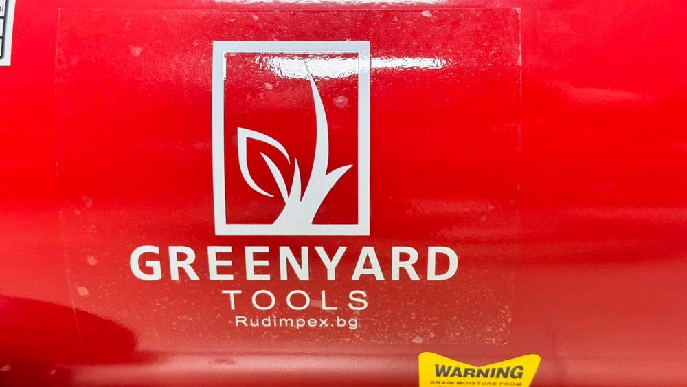 Безмаслен компресор за въздух Greenyard 24л/1100W/двуглав-обезшумен