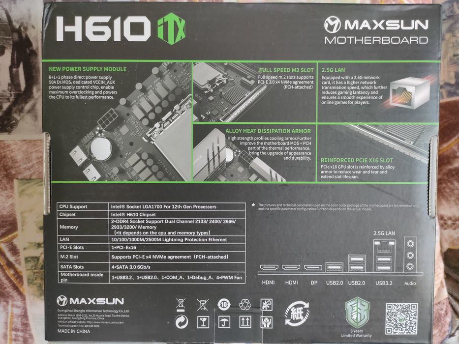 МИНИ ПК I5-12400f RTX 2070 EVGA