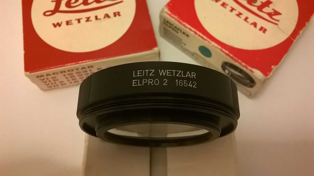 Leica obiectiv filtru aparat foto Leitz Wetzlar ELPRO 2 bucati