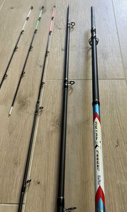 Set complet pescuit la feeder Lansete, mulinete si accesorii