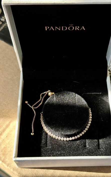 Теннисный браслет Pandora