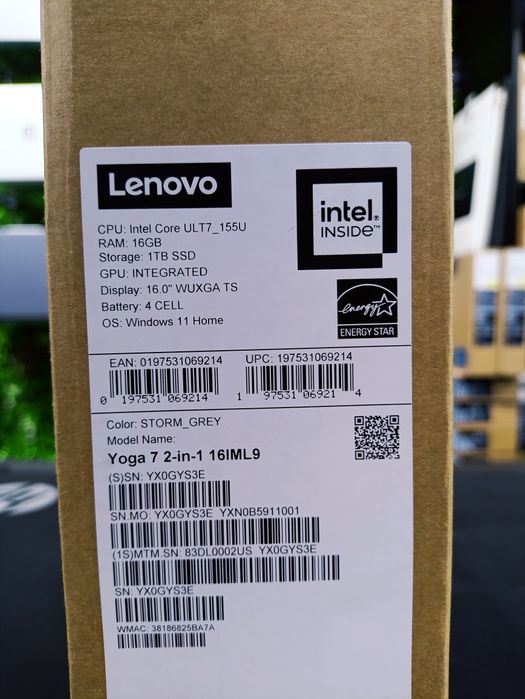 Lenovo Yoga7 2in1 x360 16/1TB