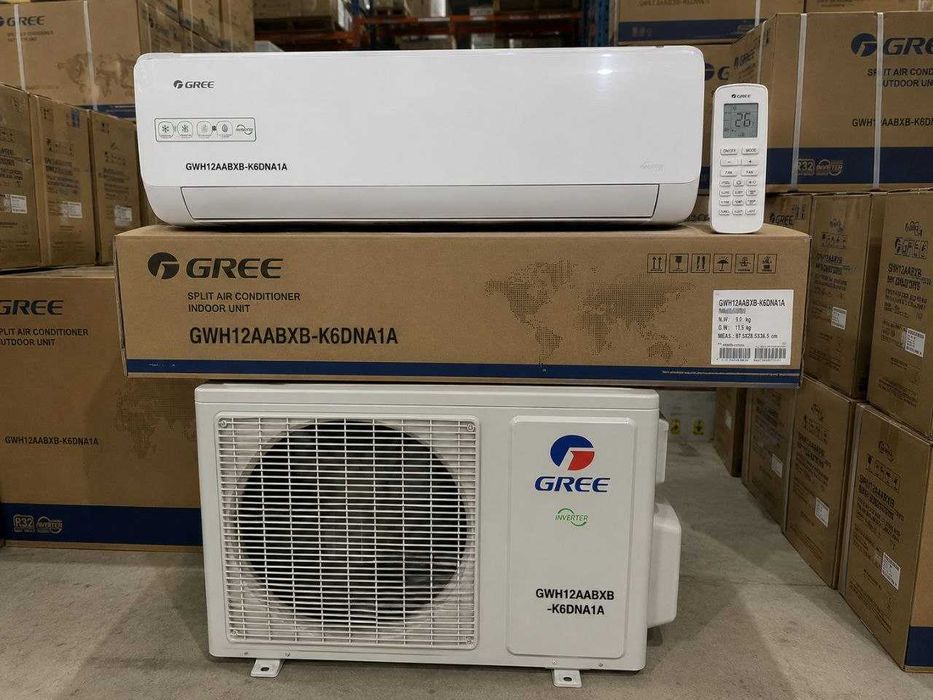 Кондиционер GREE Bora GWH12AABXB-K6DNA1A.Бесплатная доставка по городу