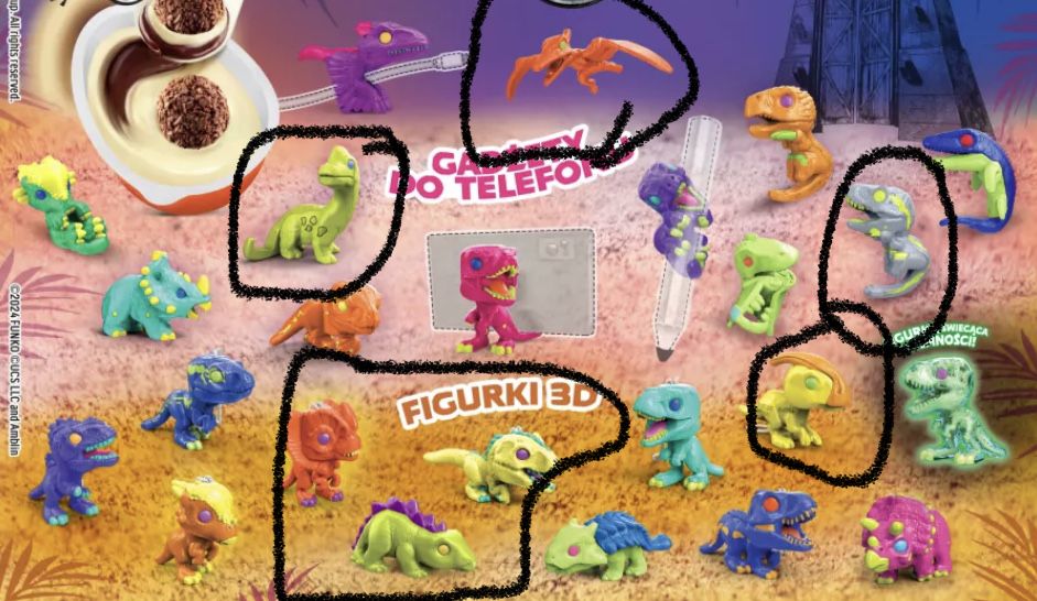 Kinder joy jurassic world/киндер динозавры