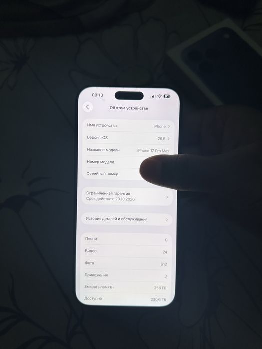 iPhone 17 pro max blue