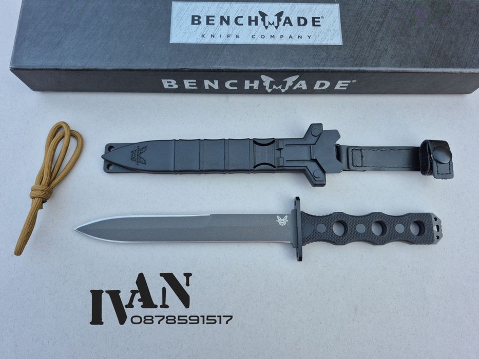 Нож-кама Benchmade 185BK SOCP стомана 3V дръжка G10