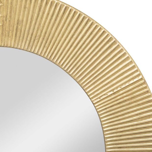 90см! Огромно кръгло огледало с метална рамка