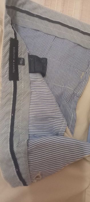 Pantaloni originali Tommy Hilfiger, mărimea 38/32, bej