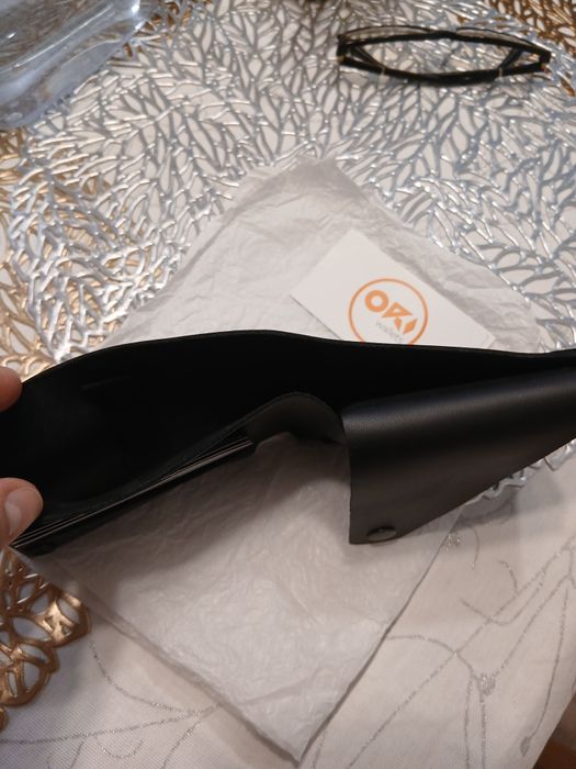 Кожен портфейл естествена кожа оригами