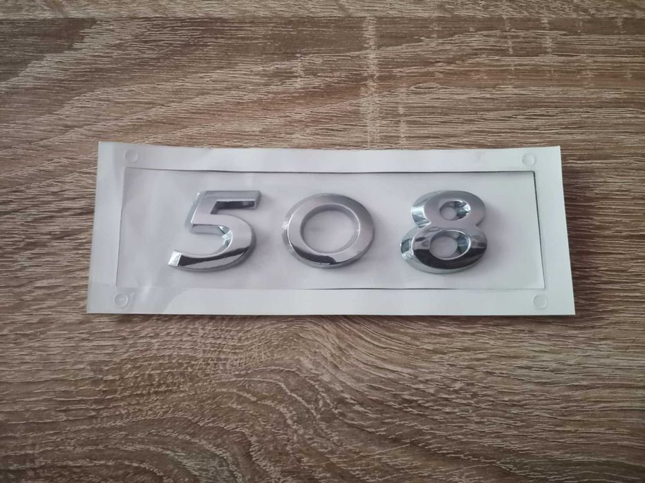 сребриста емблема Peugeot 508 стар стил