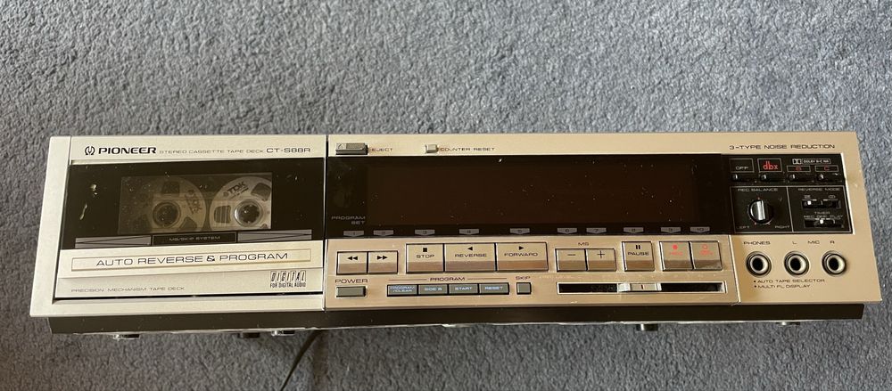 Pioneer Deck CT-S88R  3 motoare Autorevers 1985