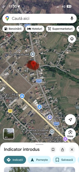 Teren 4000 mp, intrare Darmanesti