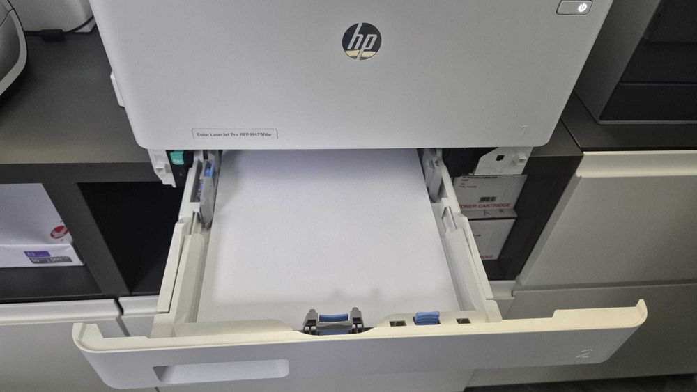 Imprimanta Multifunctional HP Color LaserJet Pro 400 M479fdw, A4, Duplex, ADF, Wireless, Retea, USB