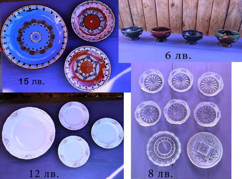 Нови сервизи чаши чинии купи кристал и стъкло