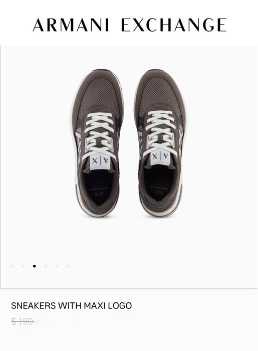 Оригинал Armani Exchange мужские кроссовки