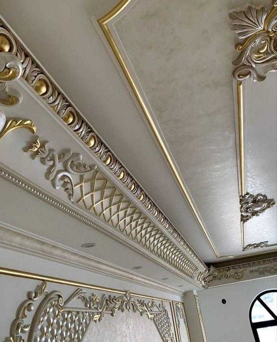 Cornișe si ornamente din gips producere+montare