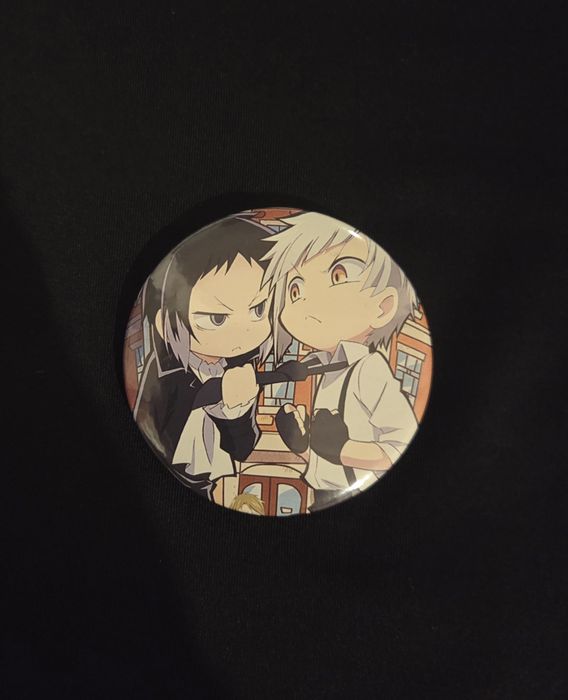 Значки БСД/Бродячие Псы/Bungou Stray Dogs. Ацуши,Акутагава,Дазай.