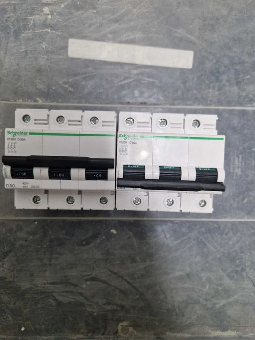 Siguranta automata schneider 3P D 80A 15kA