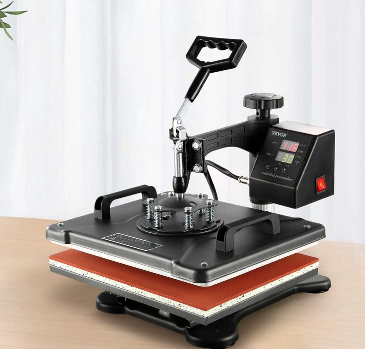 Професионална 8-в-1 термопреса за тениски, чаши, шапки и чинии