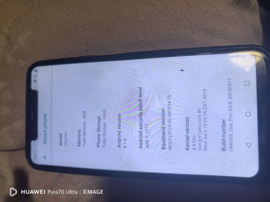 Умидиги umidigi one pro