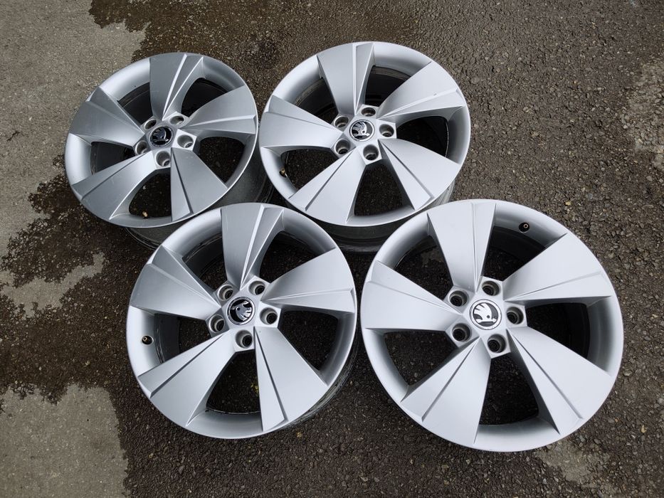 17" оригинални алуминиеви джанти за Skoda Octavia...