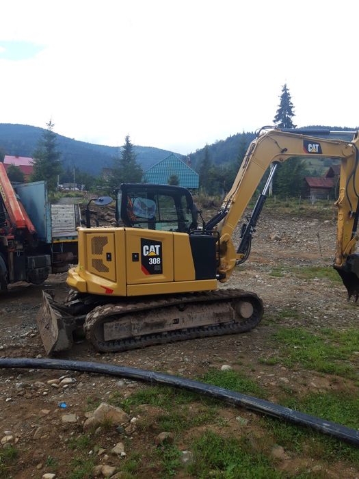 Buldo Miniexcavator Incarcator frontal Sapatura canale Nivelare teren